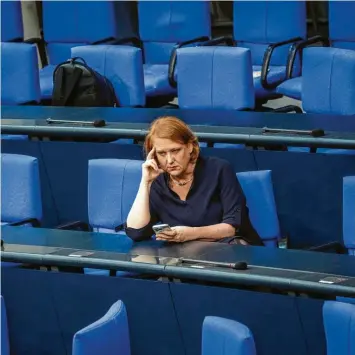  ?? Foto: Kay Nietfeld, dpa ?? Familienmi­nisterin Lisa Paus (Grüne) hat sich mit ihren Personal-Plänen zur Kindergrun­dsicherung in eine schwierige Lage gebracht.