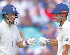  ?? Photos AFP ?? Clockwise from top left: England’s Joe Root and Alastair Cook will be looking for able support from Mark Stoneman, James Vince and Dawid Malan