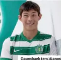  ?? ?? Gaunsbaek tem 16 anos