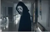  ?? PARAMOUNT PICTURES ?? “Scream” earned $30.6 million this weekend to unseat “No Way Home” from the top spot after four weeks.