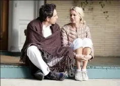  ??  ?? Ben Stiller and Naomi Watts portray spouses dealing with getting older in “While We’re Young.”