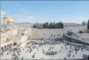  ?? REUTERS FILE ?? ▪ The Dome of the Rock, the Western Wall and the Mughrabi Gate entrance to alHaram alSharif compound.