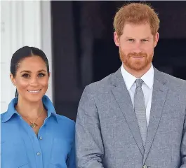  ?? Meghan Markle and Prince Harry. ??