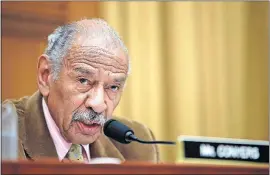  ?? ASSOCIATED PRESS FILE PHOTO] [THE ?? A woman who ran a district office for Rep. John Conyers, D-Mich., has told the Detroit News about sexual misconduct by the venerable lawmaker.