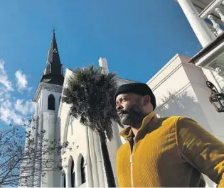  ?? Tyrone Beason Los Angeles Times ?? TIMES reporter Tyrone Beason began his road trip to President Biden’s inaugurati­on in Charleston, S.C., site of the church where a white supremacis­t killed nine Black worshipers.