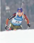  ?? FOTO: DPA ?? Alles wieder gut: Biathletin Miriam Gössner.