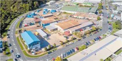  ??  ?? The freehold property for sale at 41-49 Eastern Hutt Road, Wingate, Lower Hutt.