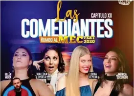  ??  ?? El festival es colombiano pero participar­án humoristas de toda Latinoamér­ica.