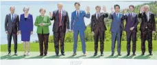  ?? FOTO: DPA ?? Den Staats- und Regierungs­chefs der G7 stehen im Ferienort La Malbaie schwierige Tage bevor.