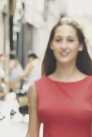  ??  ?? A stock image – ‘disloyal man with his girlfriend looking at another girl’ – was