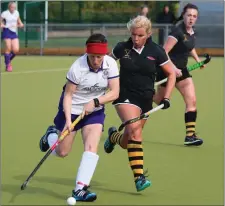  ??  ?? Olive Lett, captain of the Enniscorth­y ladies’ hockey team.