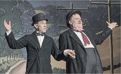  ?? SPECIAL TO THE EXAMINER ?? Steve Coogan and John C. Reilly play the comedy duo Laurel and Hardy in the new film Stan and Ollie, coming this season to the MUSE film series.