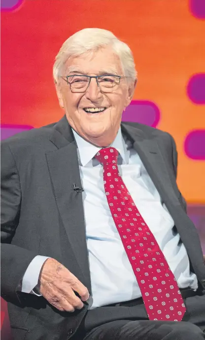  ?? Picture: PA. ?? Sir Michael Parkinson introduced Jim to his idol Michael Frayn.