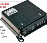  ??  ?? The fault may be the ECU given that none of the code will clear.