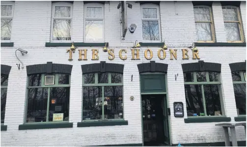  ??  ?? The Schooner in Gateshead