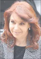  ??  ?? Cristina Fernández Vda. de Kirchner. (EFE)