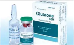  ?? SUPPLIED ?? The packaging of Glutaone 600 is shown.