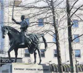  ??  ?? Maher’s statue in Waterford. (Pic: John O’Mahony)