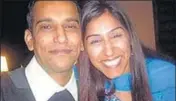  ?? PHOTO: SUNRISE RADIO ?? Geeta Aulakh, 28, with her husband Harpreet. Geeta was hacked to death by killers hired by her husband in Greenford, London, on November 16, 2009.