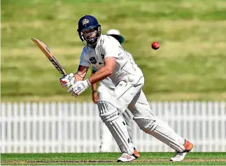  ?? PHOTO: PHOTOSPORT ?? Otago opening batsman Brad Wilson has made a stellar start to the first class season with consecutiv­e centuries.