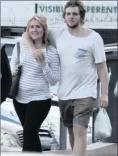  ??  ?? Henri van Breda with girlfriend Daniellé Janse van Rensburg.