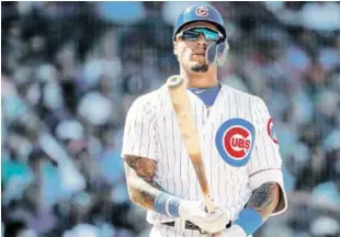  ?? AP ?? El infielder Javier Báez ha sido el mejor jugador de los Cubs de la campaña.