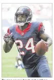  ?? SCOTT HALLERAN / GETTY IMAGES ?? Texans cornerback Johnathan Joseph hopes a hard-working roster turns out victories.