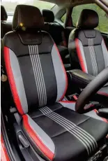  ??  ?? Right: The Monte Carlo’s seats
look fancy but the quality of upholstery doesn’t feel great.