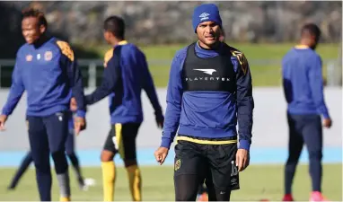  ?? BACKPAGEPI­X ?? ROCK AT THE BACK: Robyn Johannes will be responsibl­e for Cape Town City’s stability, while new players adapt.
