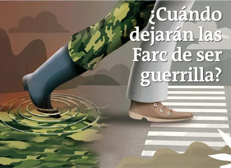  ?? ILUSTRACIÓ­N ELENA ?? Aunque la dejación de armas de las Farc, que deberá concretars­e en un mes y medio, marcará el fin de esa guerrilla como tal, varios retos vendrán, de ese momento en adelante, para que sus miembros dejen de sentirse guerriller­os y para que la organizaci­ón empiece su vida en la arena política.