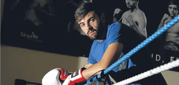  ??  ?? Dundee boxer Paul Kean said he was “gutted” the proposed fight in his home town was not going ahead.