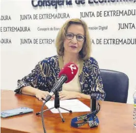  ?? EL PERIÓDICO ?? La directora general de Formación para el Empleo, María José Nevado, ayer.
