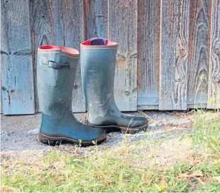  ??  ?? Whether it’s wellies or safety goggles, it pays to wear the right kit.