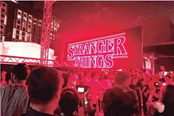  ?? SUNSTAR FOTO / ACE PEREZ ?? NETFLIX AND FEAR. Universal Studios Singapore’s Halloween Horror Nights 8 had the first-ever tie-up with a popular TV series - Stranger Things.