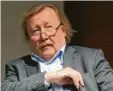  ?? Foto: dpa ?? Der Philosoph Peter Sloterdijk macht sich Gedanken zur Schiedsric­hterentsch­eidung im Fußball.