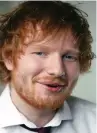  ??  ?? Charity: Ed Sheeran