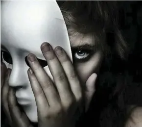  ?? ?? When we live inauthenti­c, fake lives we wear masks that hide our true selves