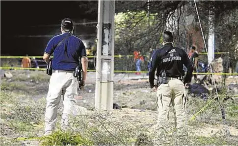  ?? EFE / STRINGER ?? 0 Lugar donde fue asesinada Alma Barragán el 25 de mayo. Su hija, Alma Sánchez, se presentará a las elecciones en su lugar.