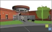  ?? PROVIDED IMAGE ?? Saratoga County’s proposed new $15.3 million public safety building is included in the tentative 2018 budget unveiled on Wednesday.