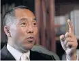  ?? REUTERS ?? Billionair­e businessma­n Guo Wengui during an interview in April this year.