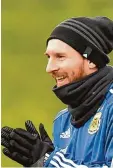  ??  ?? Trifft am Dienstag mit Argentinie­n auf Spanien: Lionel Messi.