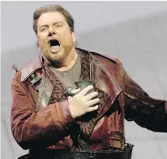  ?? — THE CANADIAN PRESS FILES ?? Ben Heppner performs as Tristan in the opera Tristan und Isolde in New York in 2008.