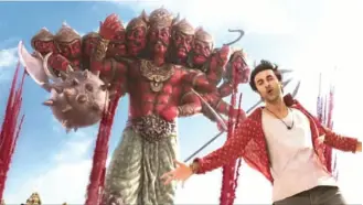  ?? ?? A STILL FROM Brahmastra: Part One–shiva (2022), starring Ranbir Kapoor.