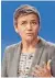  ??  ?? Margrethe Vestager