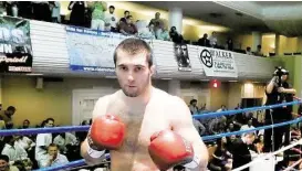  ?? Peter Lim / For the Chronicle ?? Russia’s Medzhid Bektemirov (14-0, 11 KOs) is among many fighters from Eastern Europe who have found a home in the Greater Houston area.