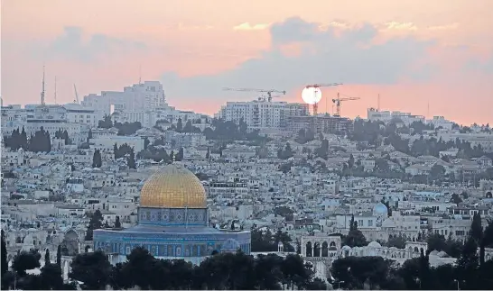  ?? Photos: REUTERS ?? The Dome of the Rock juts above the compound known to Muslims as Noble Sanctuary and to Jews as the Temple Mount. After 900 years, Jews are chipping away at Muslims’ exclusive control of the site, the third-holiest in Islam.