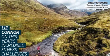  ??  ?? GREAT OUTDOORS: Take on a scenic fitness challenge in the Rat Race Coast to Coast