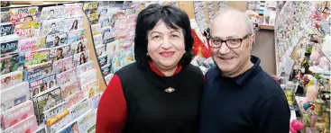  ??  ?? Newsagents at Bunyip for the past 21 years Carmela and Joe Greco are closing the business at the end of June but will continue to live locally in retirement.