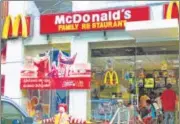  ?? MINT ?? Mcdonald's has reopened 13 restaurant­s in Delhi-ncr.