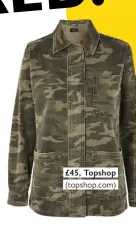  ??  ?? £45, Topshop (topshop.com)